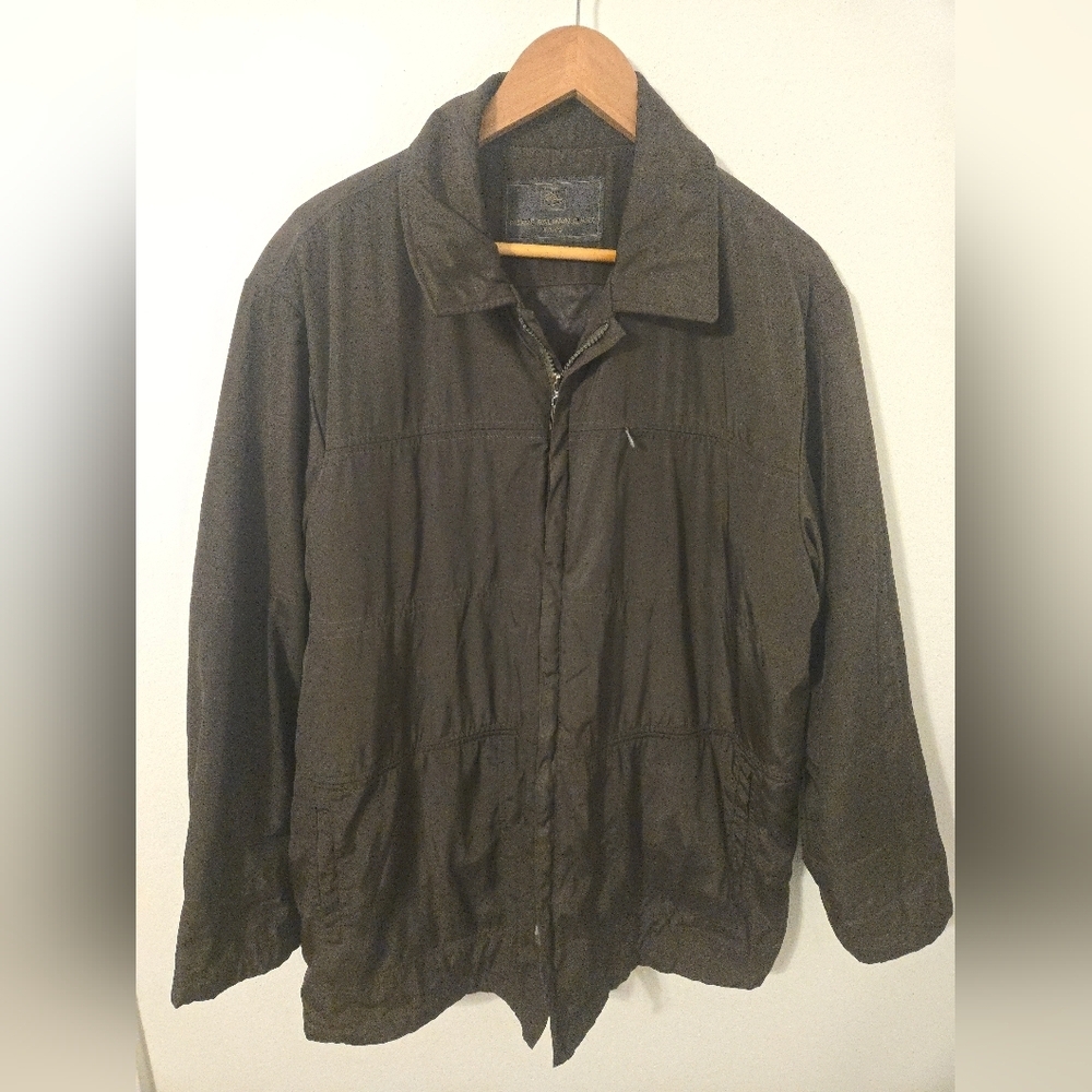 Vintage Pierre Balmain Paris Dark Brown Jacket Mens Large
